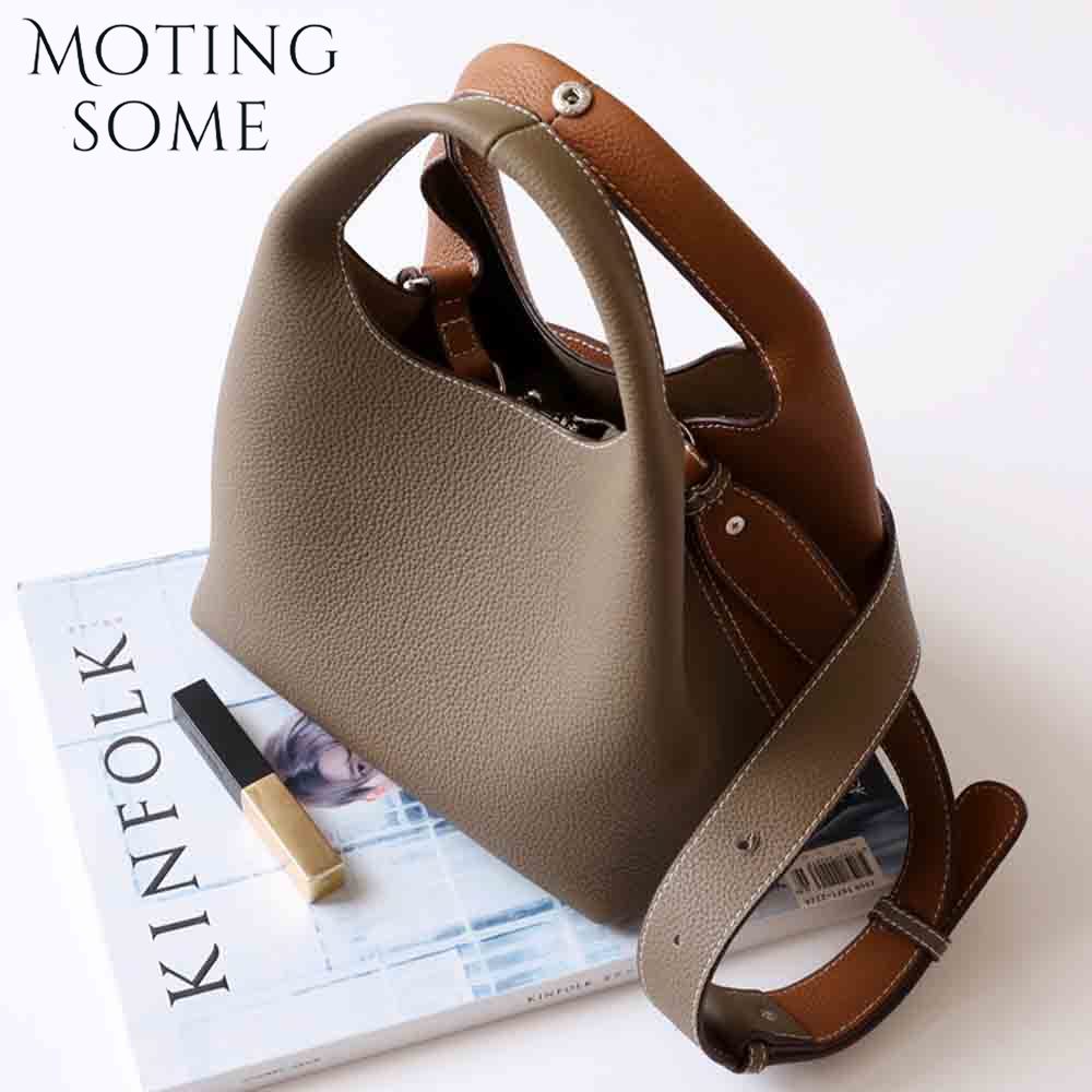 Luxury Bags Tote - Motingsome retalhos estilo feminino balde saco