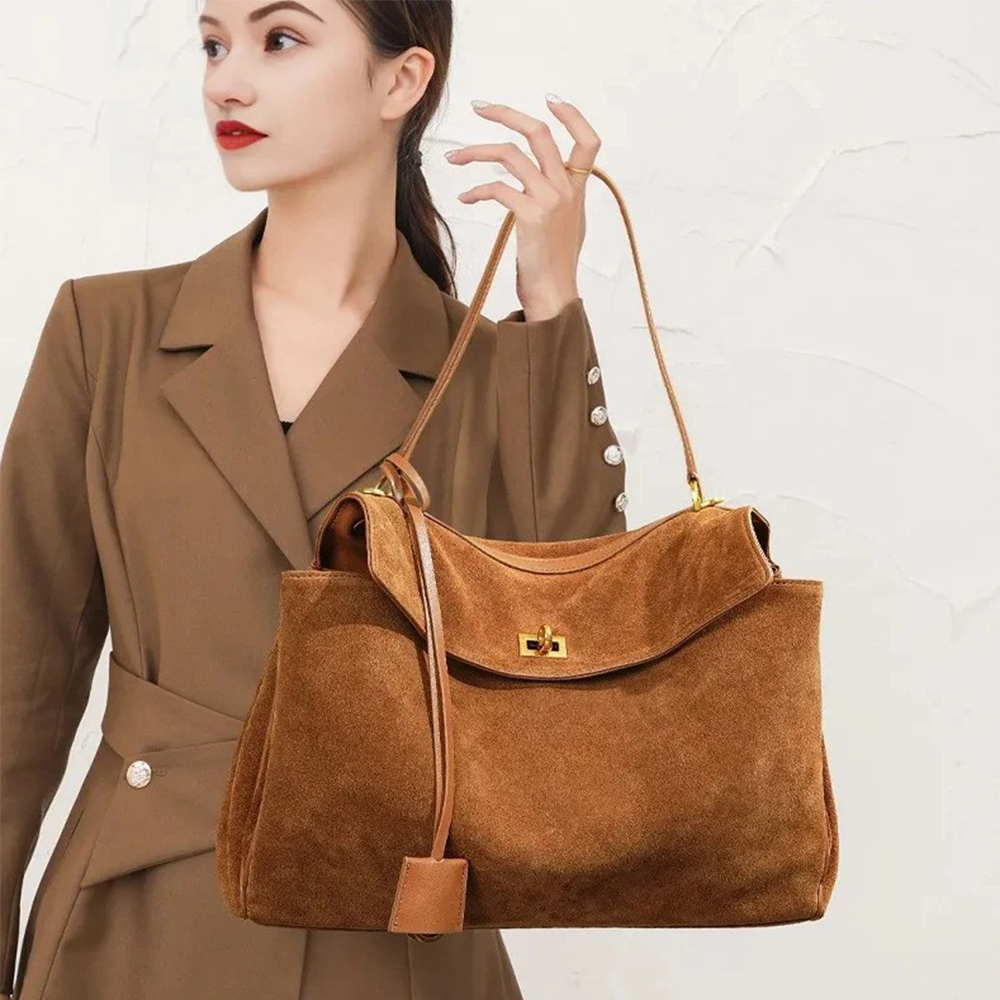 Luxury Bags Tote - Bolsa de Ombro Feminina de Couro