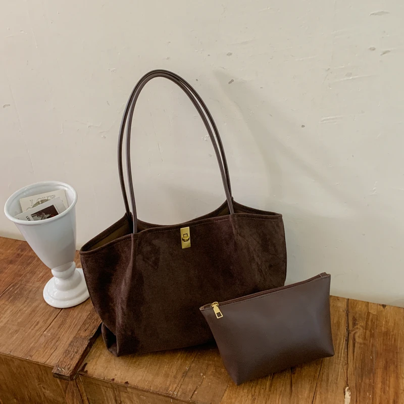 Bolsa tote de camurça com esta - Luxury Bags Tote avaliação e preço